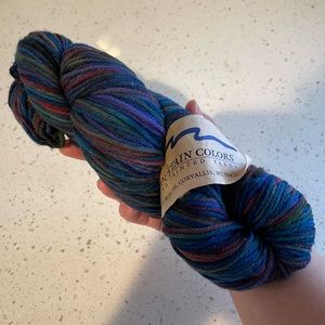 Mountain Colors hand painted yarn in Missouri River Blue